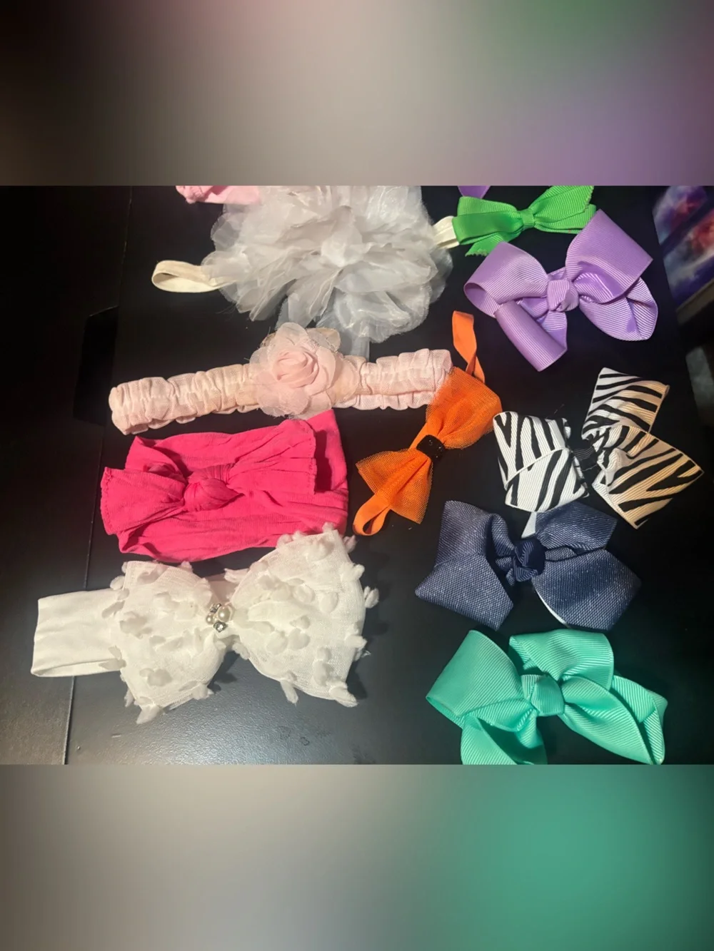 Lot of Baby Bows/ Headbands/ Clips
